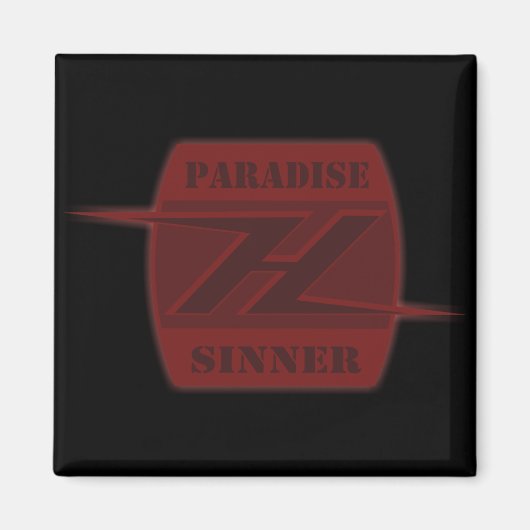 Paradise Sinner Magnet (Vorne)