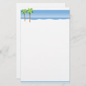Paradise Stationery Briefpapier (Vorne/Hinten)
