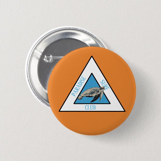 Paradise Surf Club Button (Vorne & Hinten)