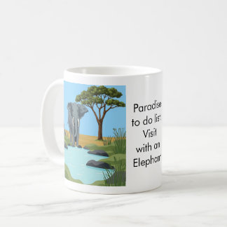 Paradise to do list: Elephant Kaffeetasse