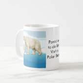 Paradise to do list: Polar Bear Kaffeetasse (Vorderseite Links)