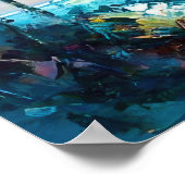 Paradise Tropical Beach Fine Art Poster (Ecke)