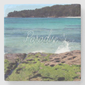 Paradise Tropical Beach Stone Untersetzer (Vorderseite)