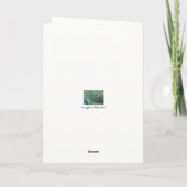 Paradise Tropical Birthday Card Karte (Rückseite)