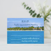 Paradise UAWG RSVP Karte (Stehend Vorderseite)