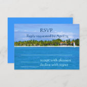 Paradise UAWG RSVP Karte (Vorne/Hinten)