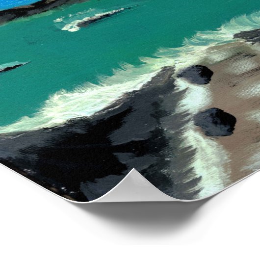 Paradise Vacation Poster (Ecke)