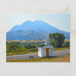 Paradise Valley Kapelle, Montana Postkarte