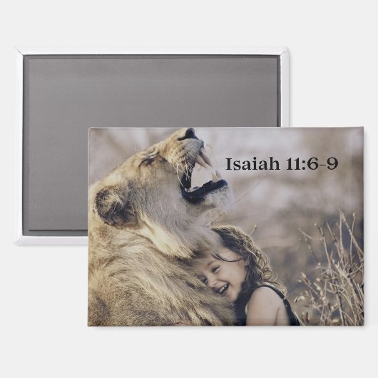 Paradise with animals magnet (Vorderseite/Rückseite)