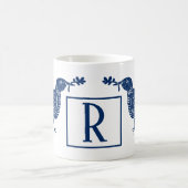 Paradiseblauer Vogel Kaffeetasse (Mittel)