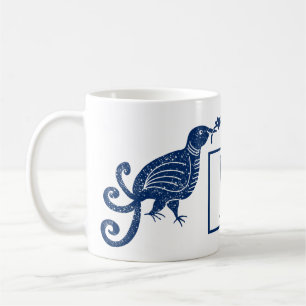 Paradiseblauer Vogel Kaffeetasse