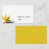 Paradisienvogel - Begleiter-Platzkarten Platzkarte (Vorne/Hinten)