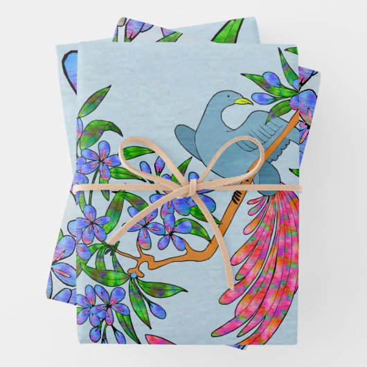 Paradisio Geschenkpapier Set (Beispiel)