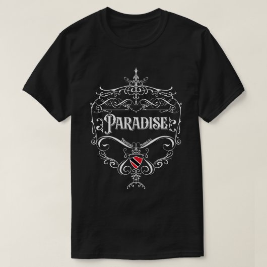 Paradisisches Vintages Design 1 T-Shirt (Design vorne)