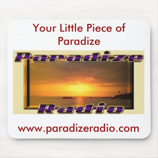 Paradize Radiomausunterlage Mousepad (Vorne)