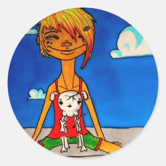 ParadoX//Dio-Aufkleber Runder Aufkleber (Vorderseite)