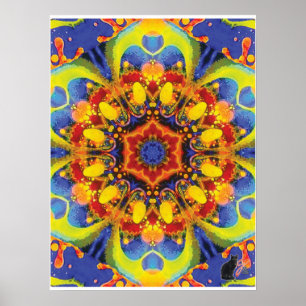Paradox Kinematische Collage Kaleidoskop Poster