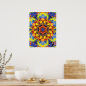 Paradox Kinetic Collage Kaleidoscope Poster (Küche)