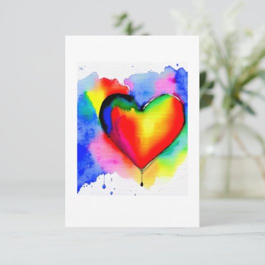 Paradoxe Dankbarkeit Dankeskarte (Stehend Vorderseite)