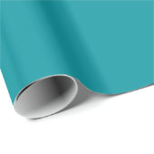 Paradtly Posh Aquamarin Color Geschenkpapier (Rolleneckpunkt)