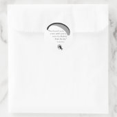 paraEarhart Runder Aufkleber (Tasche)