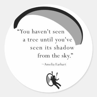 paraEarhart Runder Aufkleber