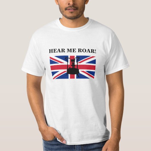 Paraffin Druckofen " HEAR ME ROAR " T-Shirt (Vorderseite)