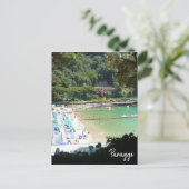 Paraggi Beach italy Postkarte (Stehend Vorderseite)