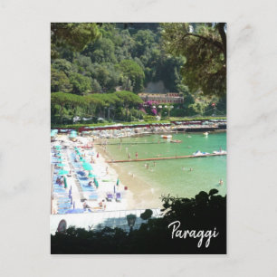 Paraggi Beach italy Postkarte