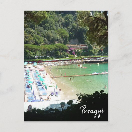 Paraggi Beach italy Postkarte (Vorderseite)