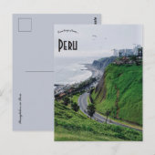 Paragleiter in Peru Postkarte (Vorne/Hinten)