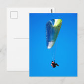 Paragleiter Postkarte (Vorne/Hinten)
