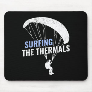 Paragleiter surfen auf Thermik Lustiger Paragleite Mousepad