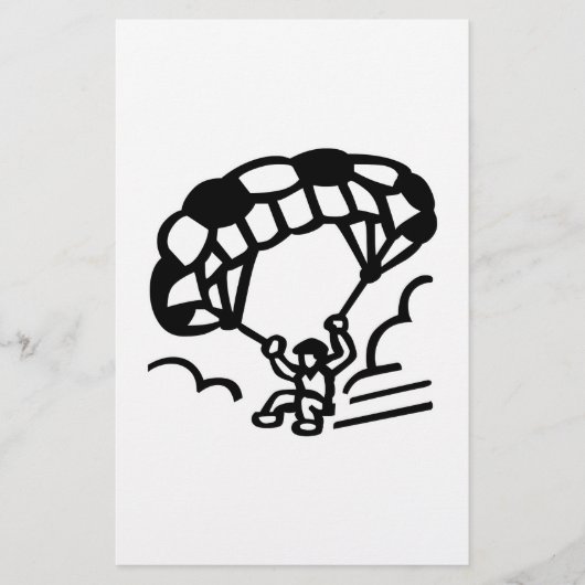 Paraglider Briefpapier (Vorderseite)