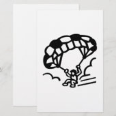 Paraglider Briefpapier (Vorne/Hinten)