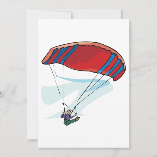 Paraglider Einladung (Vorderseite)