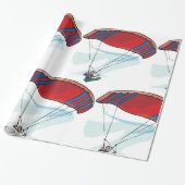 Paraglider Geschenkpapier (Ungerollt)