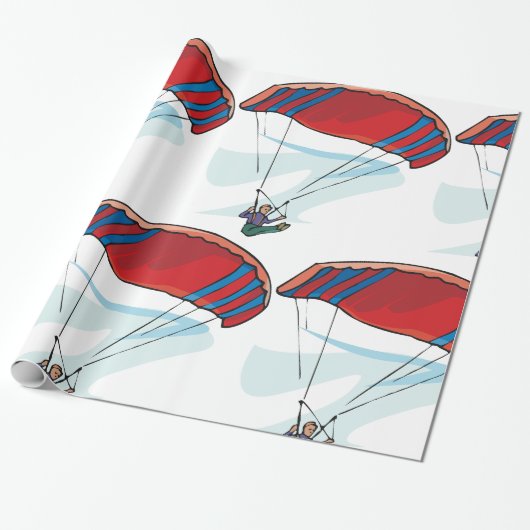 Paraglider Geschenkpapier (Ungerollt)