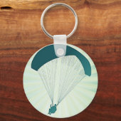 Paraglider green schlüsselanhänger (Vorderseite)