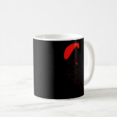 Paraglider in einem thermischen Gleitschirm Kaffeetasse (VorderseiteRechts)