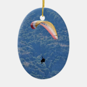 Paraglider Keramik Ornament