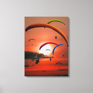 Paraglider Leinwanddruck