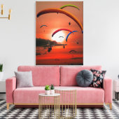 Paraglider Leinwanddruck (Insitu (Wohnzimmer))