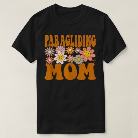 Paraglider Mama Paraglider Sky Adventure H T-Shirt (Design vorne)