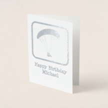 Paraglider mit benutzerdefinierter Beschriftung - 