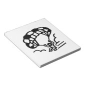 Paraglider Notizblock (angewinkelt)