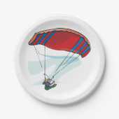 Paraglider Pappteller (Vorderseite)