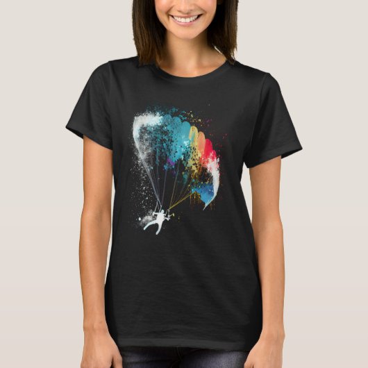 Paraglider paragliding paragliding paraglider fly T-Shirt (Vorderseite)