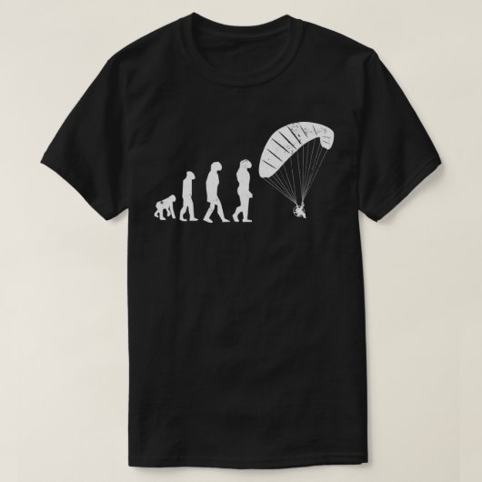 Paraglider Paramotors Evolution Gift T-Shirt (Design vorne)