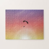 Paraglider Parasailing Sunset Puzzle (Horizontal)